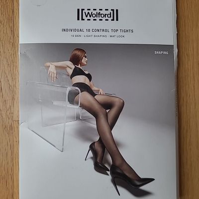 Wolford 18163 Individual Top Control Light Shaping Tights Cosmetic Size XS
