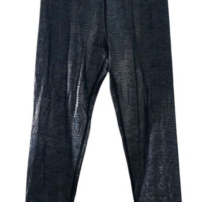 NWT Women’s Cut The Frills Multicolor Shiny Leggings Size Small