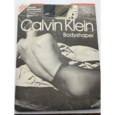 Calvin Klein Vintage Bodyshaper Pantyhose A Blacker Control Top Extra Firm USA