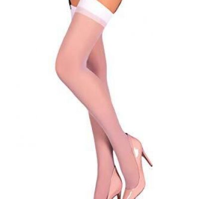 Mila Marutti Sheer Thigh High Stockings for Women Pantyhose Nylons for Garter...