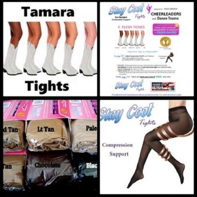 L Chocolate Tamara Casino Tights Stay Cool Dry Hooters Uniform Dealer Bartender