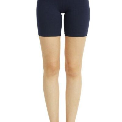 Women's Legging Shorts Plus Exercise Yoga(Navy Blue)