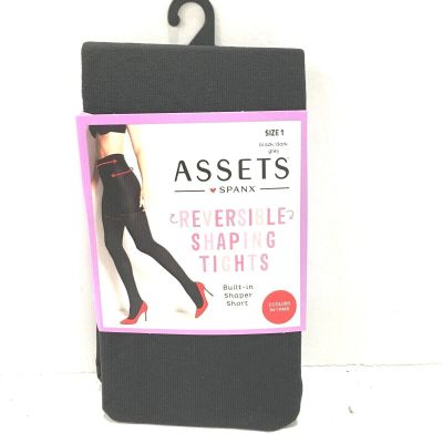 Assets Spanx Shaping Tights Women's Tights Built-in Shaper Short, Reversible