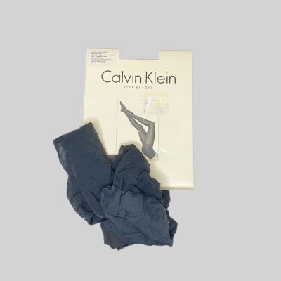 ???? NEW Calvin Klein DARKEST NAVY TIGHTS CONTROL TOP TOE FAST SHIP US SELLER