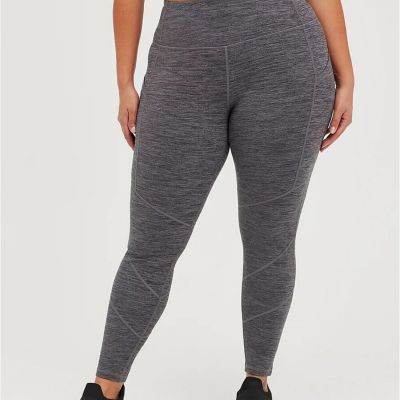 Torrid Active Jersey Seam Detail Ankle Leggings Women's Torrid Size 4 - 2 Pair