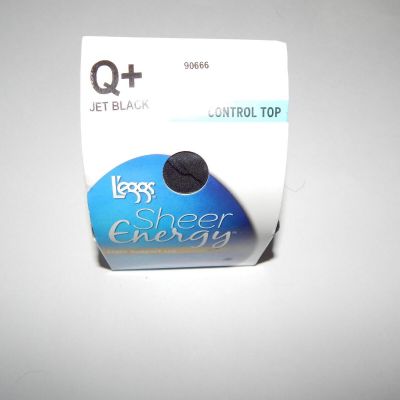 11 - L'eggs Q+ Plus Sheer Energy Light & Medium Support Nude Suntan Jet Black