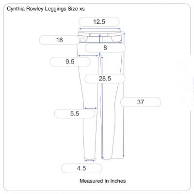 Cynthia Rowley Women's Skinny Leggings Floral Scuba Style Spandex Size XS
