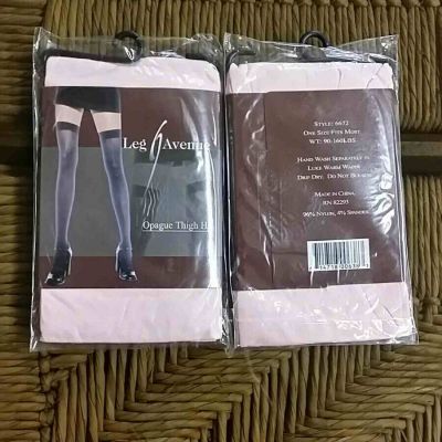 Thigh High Stockings, Soft Pink, Opaque, Formal, Retro, Pin-up, Cosplay CUTE FUN