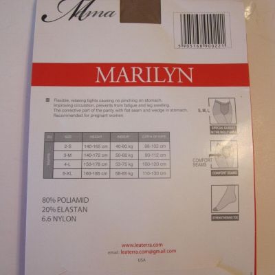 Marilyn Mama Maternity Tights 40 DEN MM40 Visone Size Small