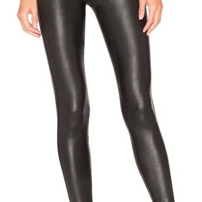 Spanx Assets Women's All Over Faux Leather Leggings - Black Medium #17