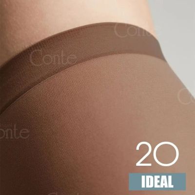 Conte TIGHTS Ideal 20 Den | Soft Compression Silk Touch Matte Classic Pantyhose