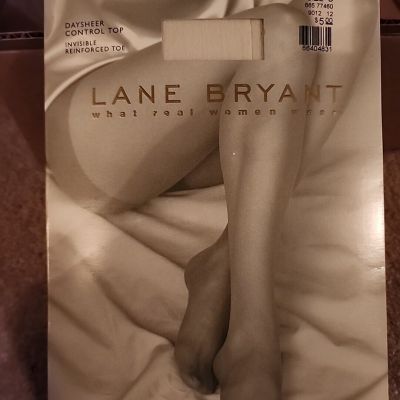 Lane Bryant Women's Plus Size C  Off White Control Top Day Sheer Hosiery  New