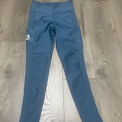 Peloton Leggings Women’s Large Blue Stretch Activewear Workout Pants Large