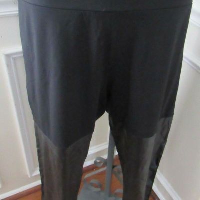 Plus Size Women's ASOS Black Faux Leather Leggings Pants Size: 20W NWT