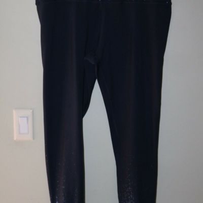 Z- Zobha- Shine leggings High waisted- Moisture wicking Charcoal Sz XXL Ret $89