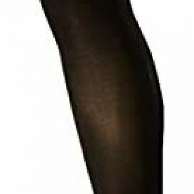 DKNY Opaque Control Top Tights, Small, Black