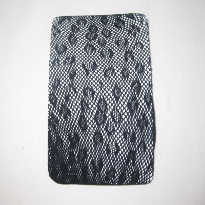 Romwe leopard print fishnet tights black nip goth