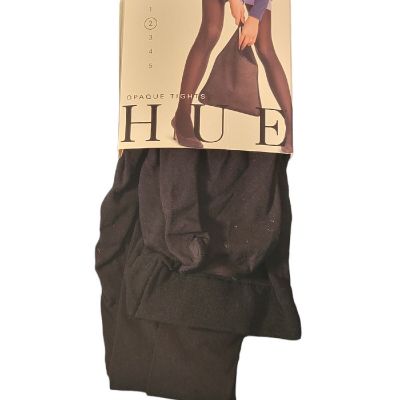 Hue Opaque Tights Black Size 2 Weight 120-170 lbs