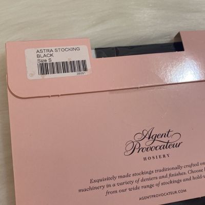 Agent Provocateur Astra Black Stockings S New