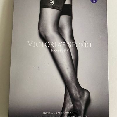Victoria's Secret VERY SEXY Crystal Stockings Thigh Highs Purple VS Shine Large