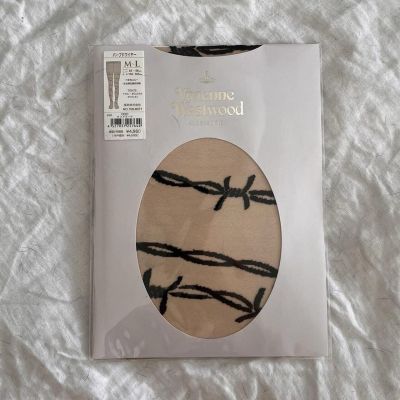 Vivienne Westwood Japan Stocking Tights Belts Bondage Barbed Wire Black Rare