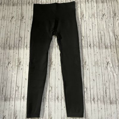 Spanx Look At Me Now Black Seamless Shapewear Leggings High Waist Black Size 1X