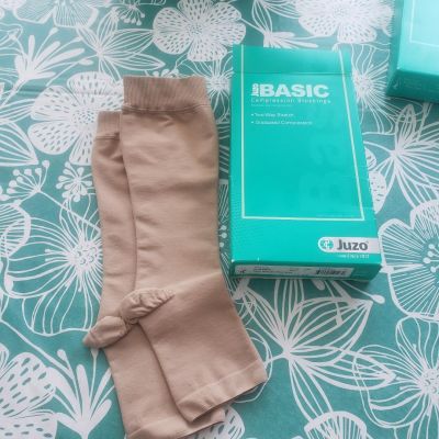 Juzo BASIC 4410 OT REGULAR  Knee High Stockings AD Compression 15-20 Size I 1