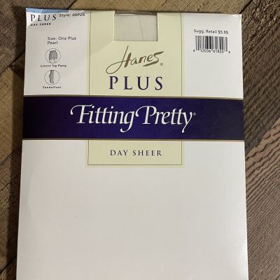 Hanes Silk Reflections Plus Size Pantyhose One Plus Pearl Control Enhanced Toe