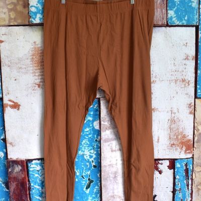 Women's Old Navy High Waisted Rib-Knit Leggings SIZE 3X Sycamore Bark NEW