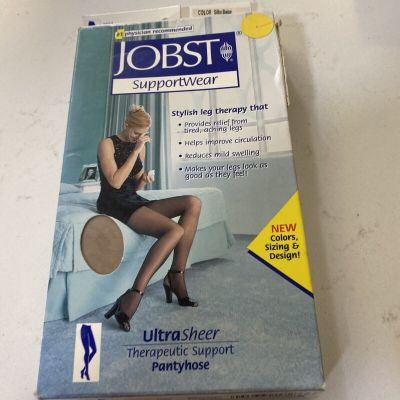 JOBST 117233 UltraSheer 8-15 mmHg Waist Compression Stocking SILKY BEIGE S Small