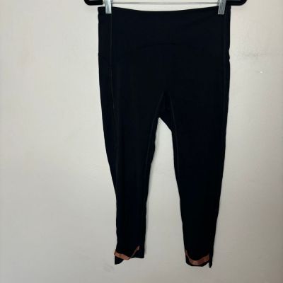 Zyia Leggings Women's Medium 8-10 Black Active Athletic Copper Workout