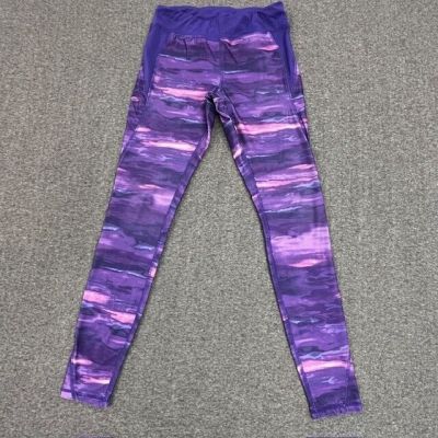 Skechers Leggings Womens Size Small Activewear Work Out Stretch Purple