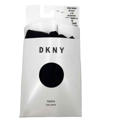 DKNY Women's Opaque Coverage Tights Tall/Petite Control Top 60Den Black 412NB