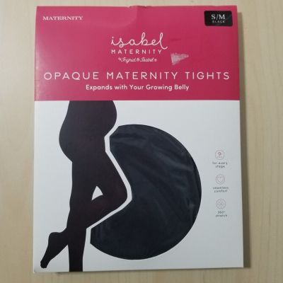 Opaque Maternity Tights - Isabel Maternity by Ingrid & Isabel Black Size S/M