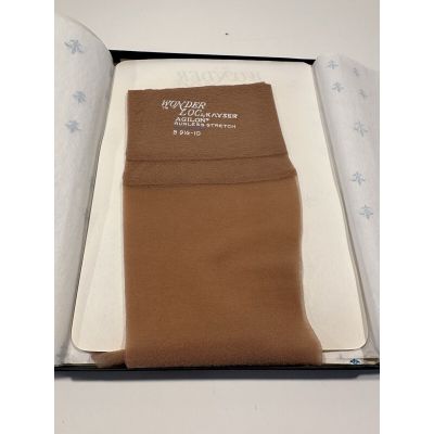 VINTAGE NEW Kayser Hosiery-Wonderloc Stretch-Debonair-Seamless-Sz9.5-10 B X 3