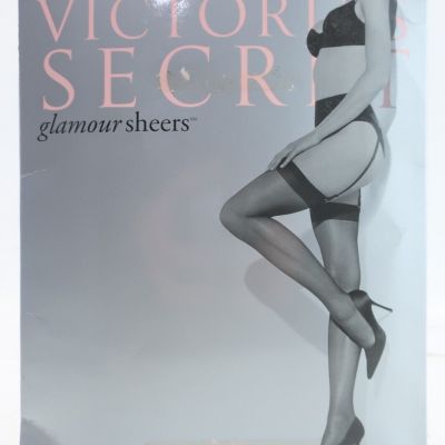 Victoria Secret Glamour Sheers Medium White Stockings Two Pair