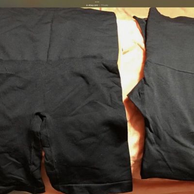 Empetua Black High Waisted Shaping Leggings Size L