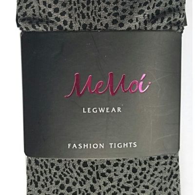 Memoi Legwear Fashion Tights Small/Medium Cheetah *NEW*
