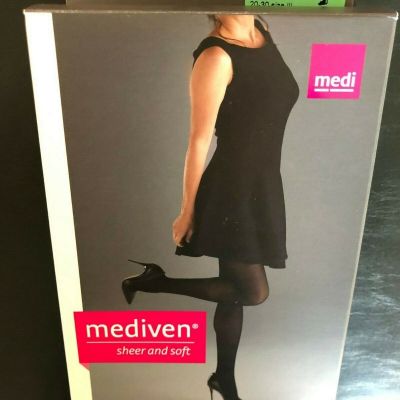 Mediven Sheer & Soft, 20-30 mmHg, Thigh w/Lace Top-Band, Closed Toe - 43203