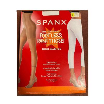 Spanx Women's Nude Higher Power High Waist Shaper Capri Size B