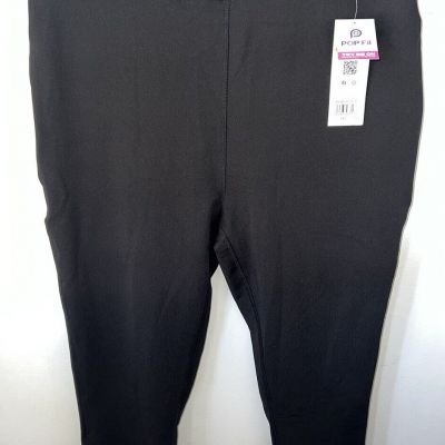 NWT Pop Fit 3XL Womens Black High Rise Leggings With Pockets POP 1025-1