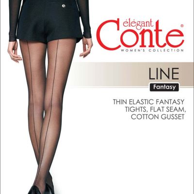 Conte Line 20 Den - Fantasy Women's Tights with an imitation seam (20?-45??)