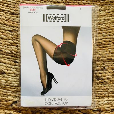Wolford | Individual 10 Control Top | Size Large in Coca ~ Shape & Control Light