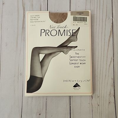 Nice Touch Promise Pantyhose Average Nude Control Top Sheer 1 Pair Sears