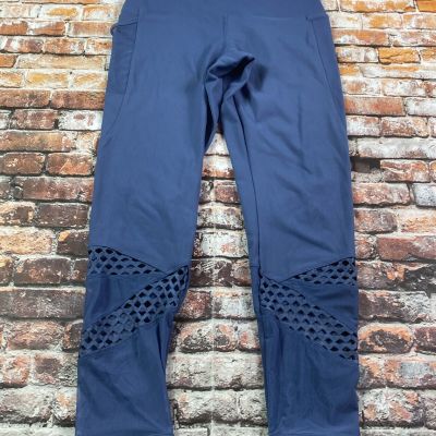 Victorias Secret Leggings Ladies Blue Small Athletic Workout Gym Yoga Womens