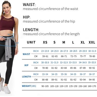 2 Pack High Waist Yoga Pants with Pockets, Tummy Control Leggings, Workout 4 ...