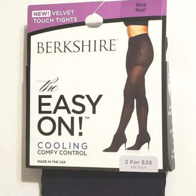 Berkshire Easy On Cool Comfy Control 40 Denier Tights Size Small Color Black