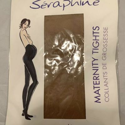 Seraphine Fashionably Pregnant Maternity Tights XL Light Beige Retail $29