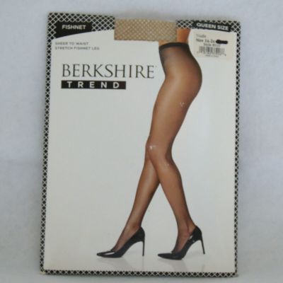 Berkshire Women's Trend Fishnet Pantyhose - Size 1x-2x - Nude