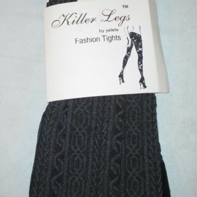Killer Legs Fashion Tights by Yelete  - One Size 92perc Nylon 8perc Spandex NEW